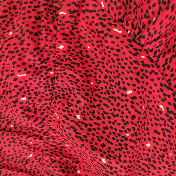 Zara- Red Plunge Dress ❤️ - Picture 4 of 5